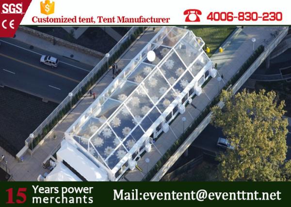 Easy Installation A Frame Tent Transparent 12m With PVC Coated Polyster Fabric