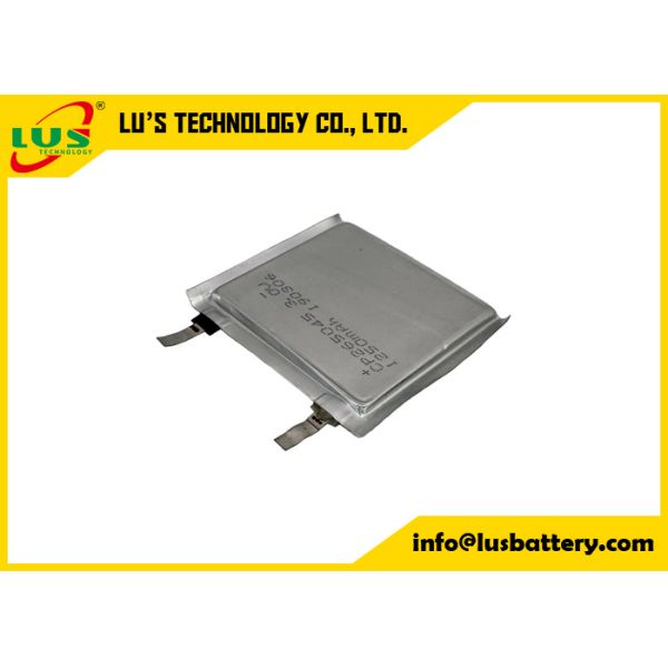 Soft LiMnO2 Primary Lithium Battery CP265045 1250mah Customized Terminals