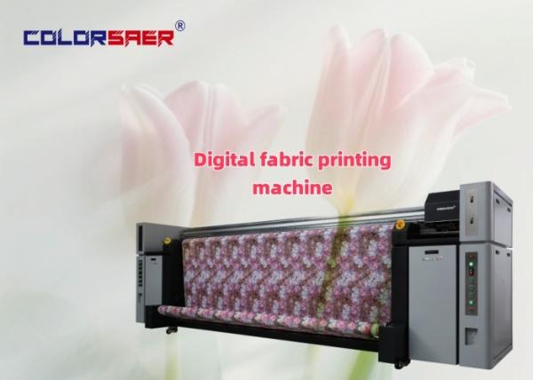 3.2m Digital Fabric Printer with Heater - CMYK Sublimation Ink