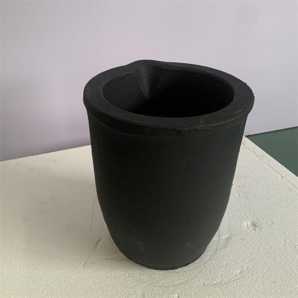 High Temperature Resistance Non-ferrous SiC Carbide Graphite Crucible With Pouring Nozzle For Metal Casting And Melting