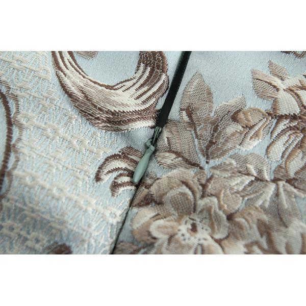 O Neck Girls Quilted Chinese Cheongsam Shirt Light Green Polyester Retro Button Top