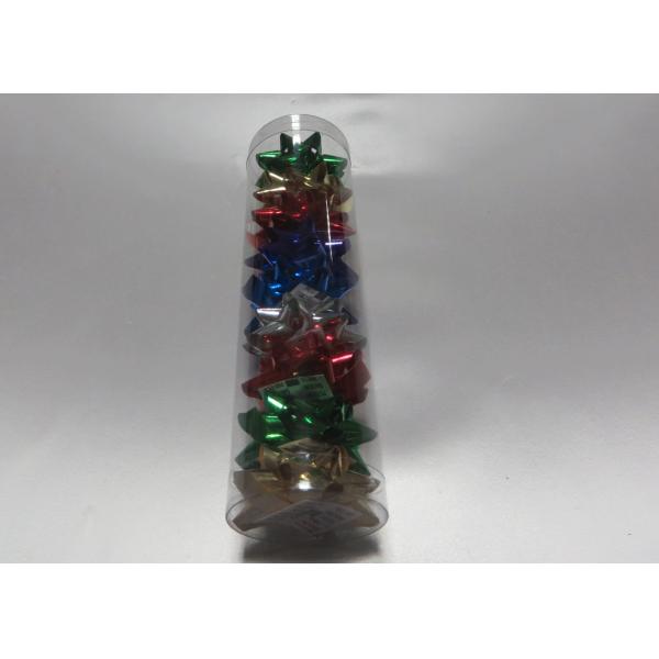 Pink , Green , Black Glitter Gift Bow for Halloween Decoration with Cylinder PVC box