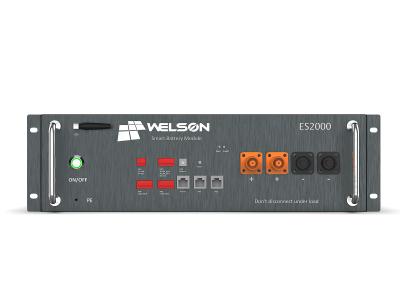 Bateria de íon de lítio ES5000 do sistema Rechargable do armazenamento de energia da casa 51.2V 100AH