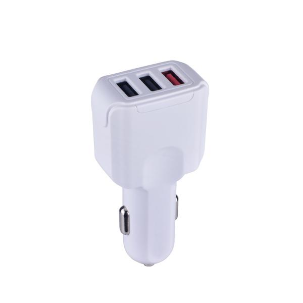 Multi Fuctiion Multi Port Usb Car Charger 3 Usb Ports High Power Fast Charging