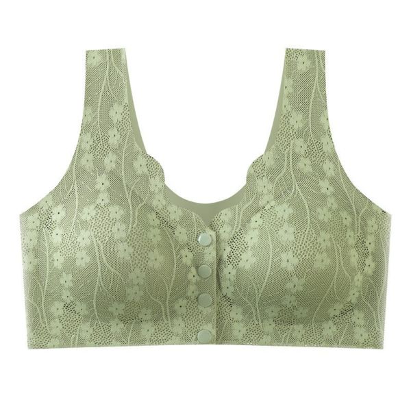 2025 New Arrival Front Closure Bra for Women Lace Seamless Women Sporty Wire Free Middle Age Ladies Women Bra
