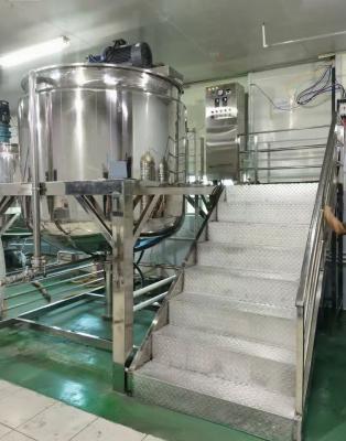 SUS304 SUS316 Emulsionador homogeneizante al vacío multifuncional para loción de crema