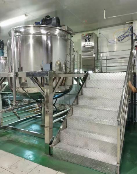 SUS304 SUS316 Emulsionador homogeneizante al vacío multifuncional para loción de crema