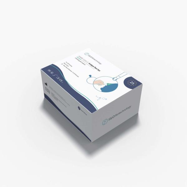 SARS-CoV-2 Rapid Antigen Swab Test Kit CE2934 25 Tests/Box iiLO