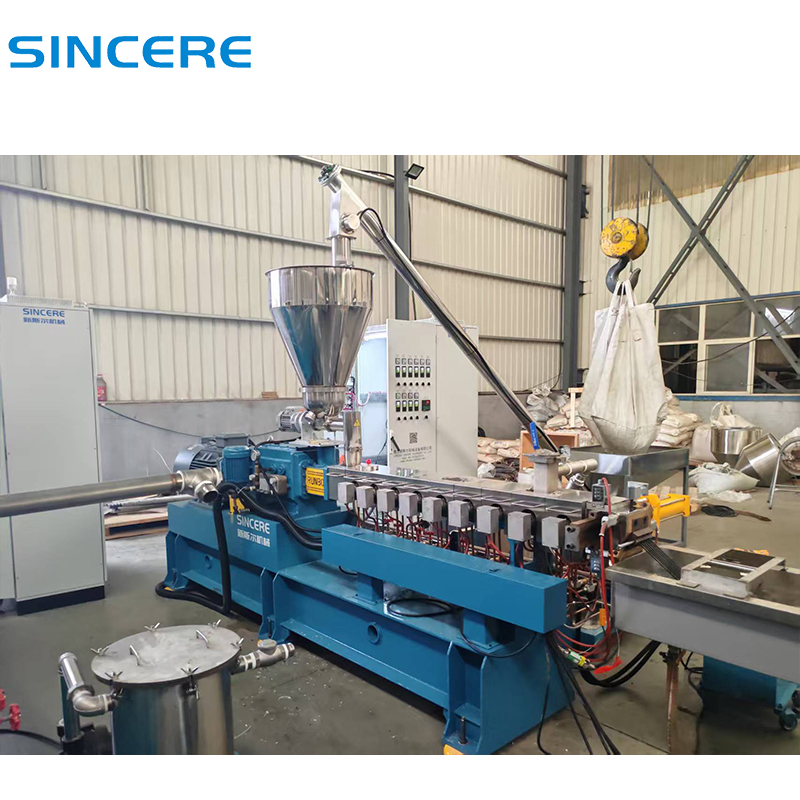 plasticPP PE PET ABS recycling pelletizing line machine