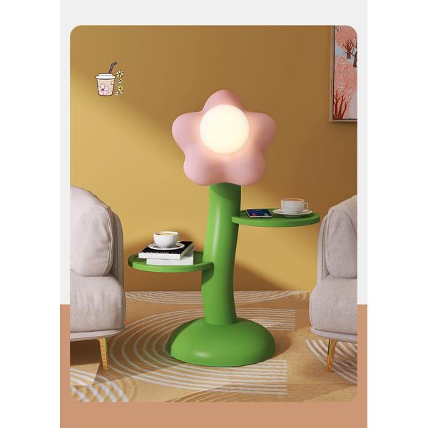 Métiers à la maison mignons de fleur de lampadaire de décoration de salon de chambre à coucher de chevet de bande dessinée créative de veilleuse