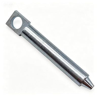 Precision CNC Machined Tapered Locating Pin, Custom Stainless Steel Metal Shaft with Bracket for New Energy Industry
