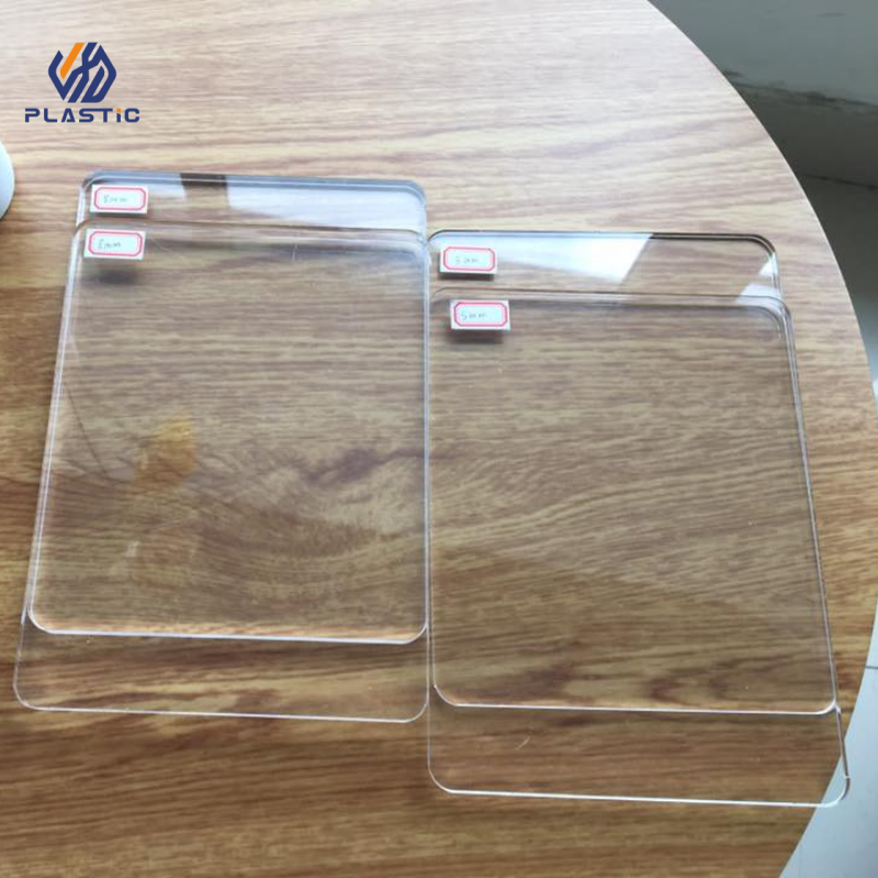 3mm Plexiglass sheet 1220*2440mm clear acrylic sheet for application advertising