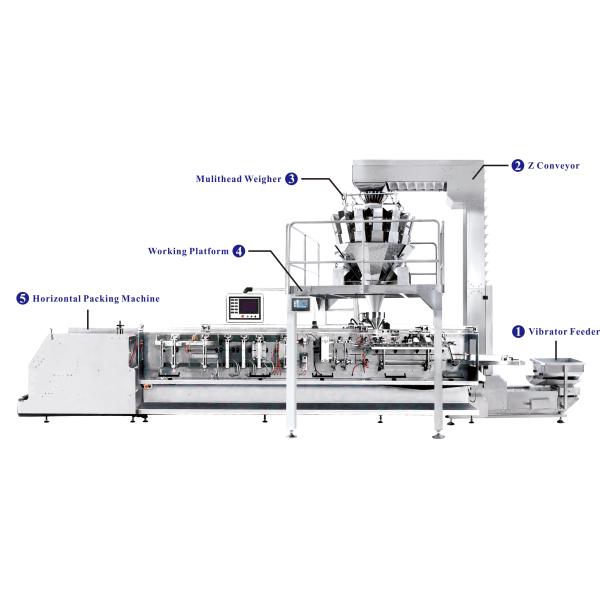 220V Granule 55g Automatic Bag Packaging Machine