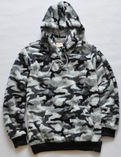 Casual Womens / Mens Oversized Pullover Hoodie Camouflage / Leopard Printed