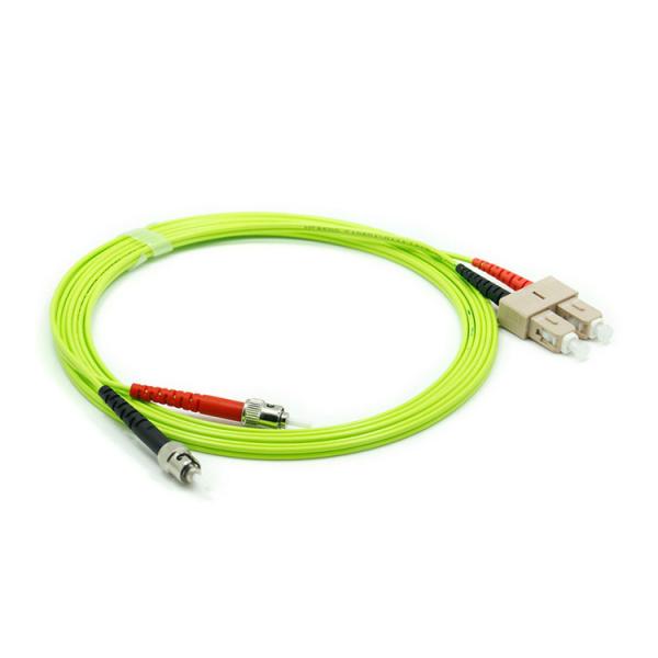 Duplex ST/SC OM5 Fiber Optical Patch Cord For 40G 100G Data Center Cabling Solutions