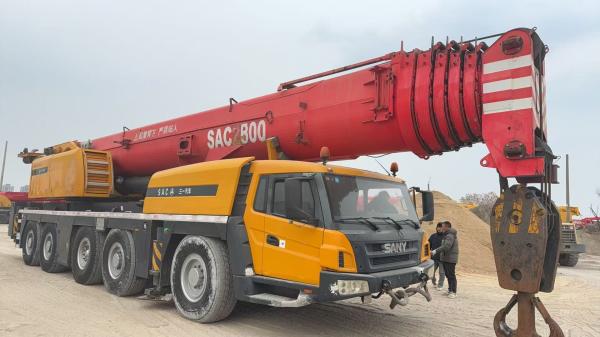 2013 Sany SAC2200 Used Crane Has A 62-Meter Boom, A 43-Meter Jib, And A 78-Ton Counterweight. It'S In Excellent Working Condition.