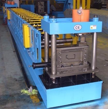 PLC Control Steel Door Frame Roll Forming Machine 16mm Wall Plate THK