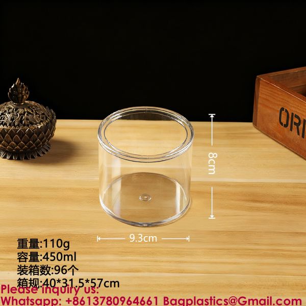 Clear Round Makeup Brush Holder & Pencil Cup, Versatile Cylinder Container Organizer For Desk, Cosmetics, Toothbrush, Crayons, Utensils, Office & Stationery Supplies
