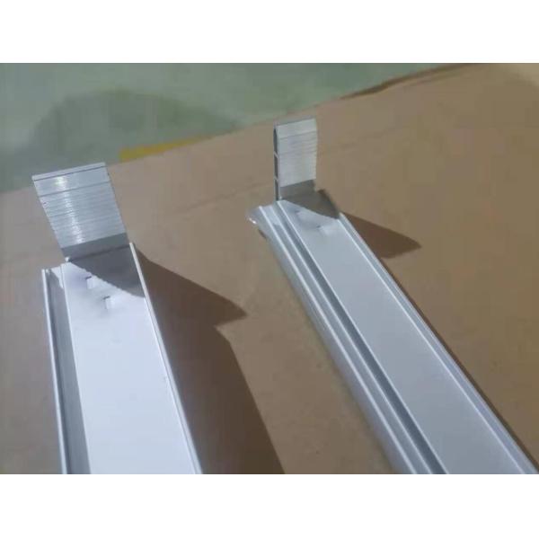 0.9mm Sand Blasting Aluminum Solar Panel Frame Extruded