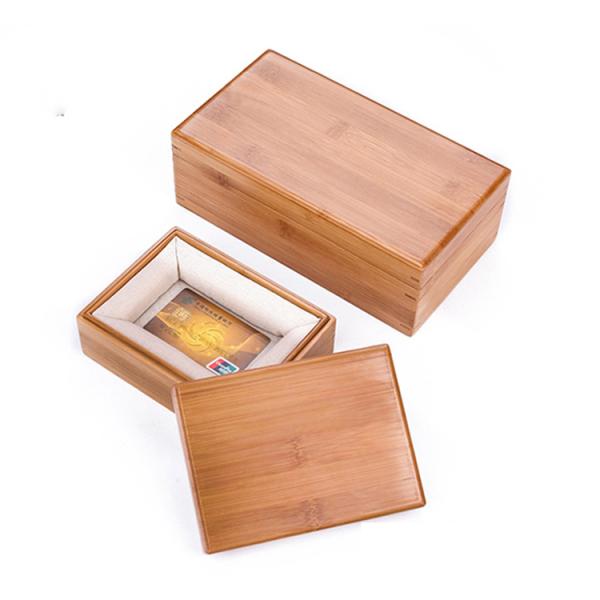 Handmade Biodegradable Bamboo Storage Box Gift Crafts Boxes Bamboo or Custom Wood