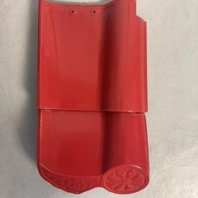 Waterproof Glazed Color Coated Lightweight Spanish Roof Tiles For Ceramic Roman Roof