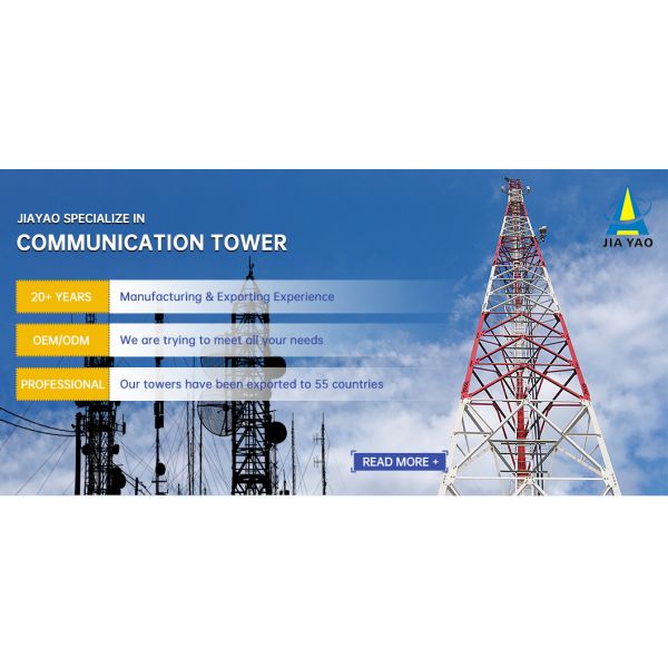 3 Legged Angular Steel Tower Triangular Wireless Communication Tower with Structural Steel Grades Including ASTM A36 Series