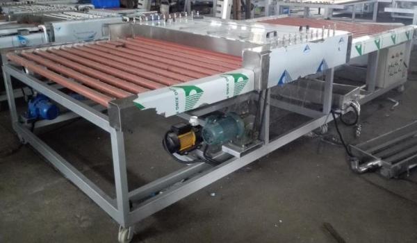 Máquina de limpeza automática de vidro de 11kw de lavagem de vidro personalizada com operação fácil
