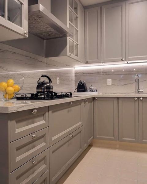 E1 Grade Plywood Base White Lacquer Kitchen Cabinet Set With ISO9001