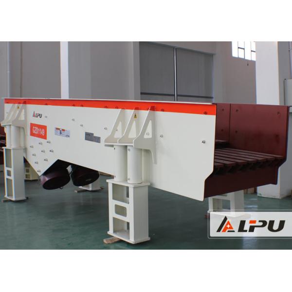 High Efficiency Vibrating Grizzly Feeder For Concrete With Speed 970r/min