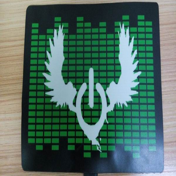 promotional price custom animation effect el t-shirt panel