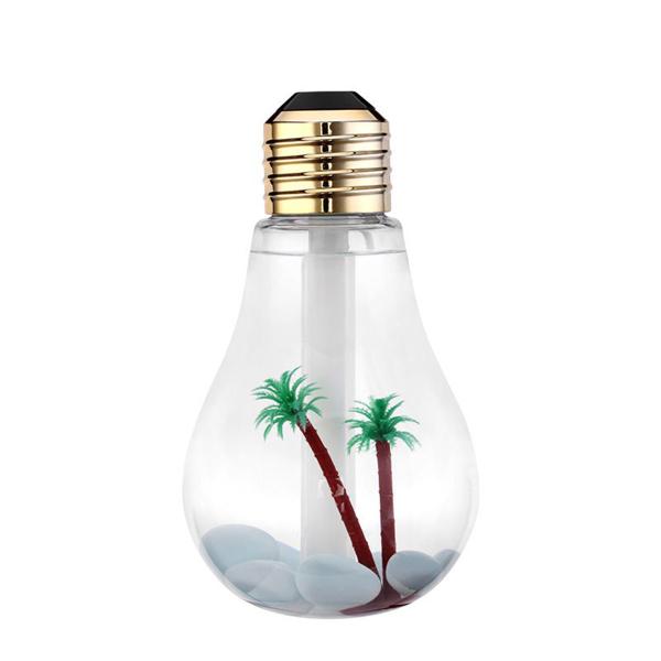 USB Ultrasonic Aroma Essential Oil Diffuser Air Mist Humidifier Aromatherapy with LED Night Light in  Bottle Bulb