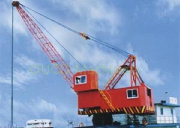 Lattice Boom Harbour Crane 25 Ton Impact Resistance Running Smoothly