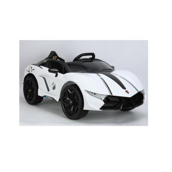 Luz LED funcional e azul de safira 12V carro elétrico para crianças com assento grande