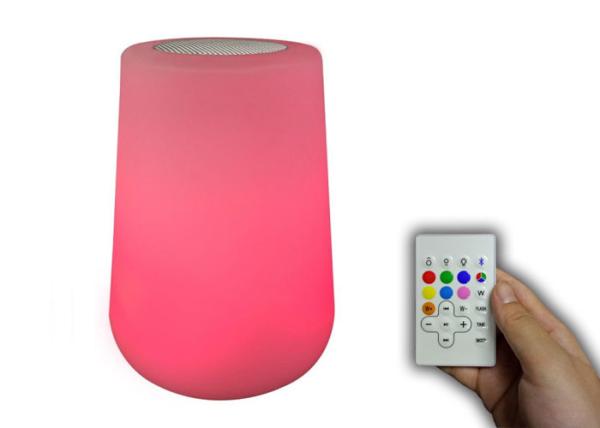Music Box LED Bluetooth Speaker Color Changing for Indoor / Outdoor