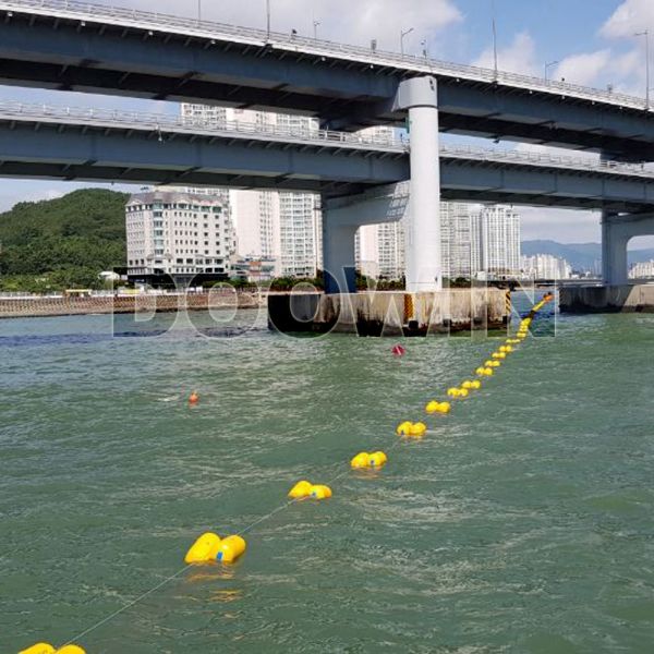 Flotadores inflables de cable de doble brazo 100 mm-1000 mm Soporte para la instalación de cables/tuberías