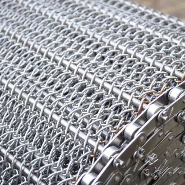 Customizable High Temperature Resistant Stainless Steel Spiral Wire Mesh Conveyor Belt for Bakery Ovens