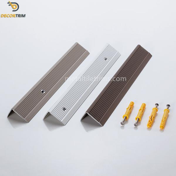 Floor Trim Tile Metal Edge Trim Profile Aluminum Tile Trim 10mm Glossy Finishes