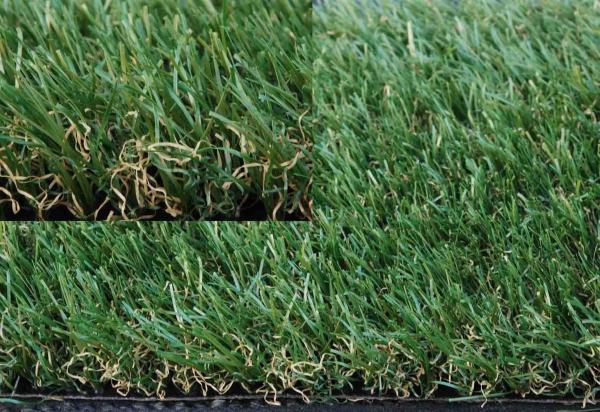 PE Grama de colocação artificial Dtex 12000 para campos desportivos com diâmetro 5/8'