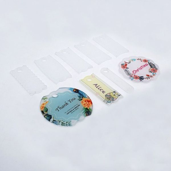 Sublimation Acrylic Blanks Tumbler Topper Lid Decor For 20oz 30oz 40oz