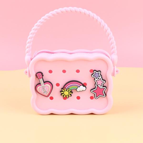 Делайте самостоятельно Силиконовые монеты кошельки для детей Безвкусные и BPA свободные Идеально подходит для DIY ремесла и подарки плечевая сумочка сумка