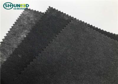 Preto médio da tela do revestimento protetor do bordado do peso cortado afastado para o vestuário