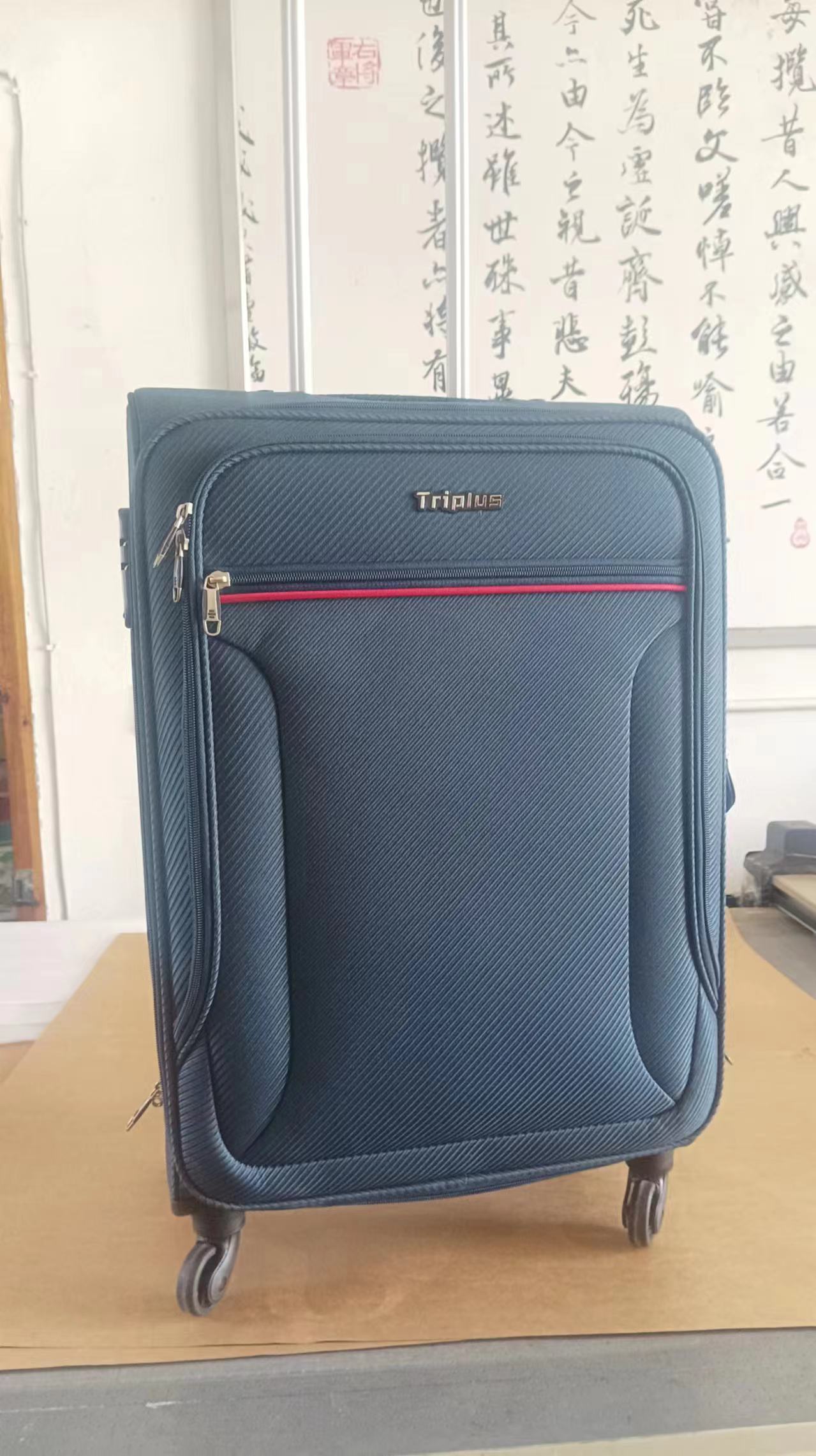 Unisex Multi-Color Customization Soft Edge Checked Luggage Set EVA Material With Wheels for Travel by Luggage Manufacturer
