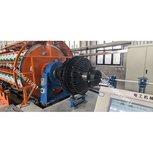 Uniform Tension Control Rigid Type Copper Wire Armoring Machine 630/24