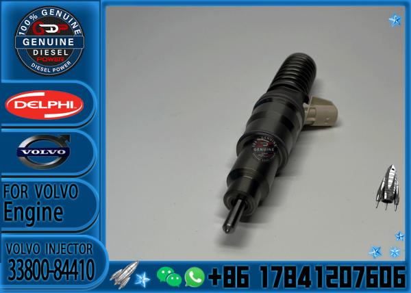 Inyector común 33800-84400 del carril 33800-84410 3380084400 BEBE4C09101 para el motor diesel del camión D6CB de Hyundai