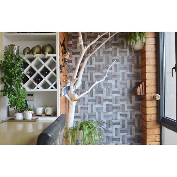 Apartment Decoration Self Adhesive 3D Wallpaper 5M Roll White Brick Pattern