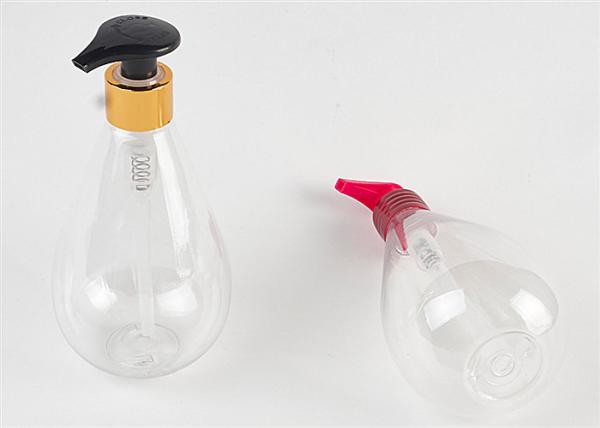 Transparent PET Plastic Spray Bottles Plastic Sticker 330ml Neck Size 24 / 410