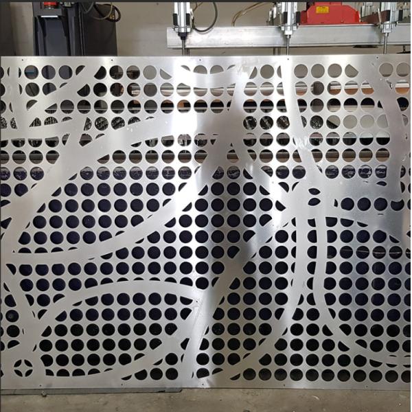 Customized SGCC Laser Cut Decorative Metal Panels Outdoor 10mm