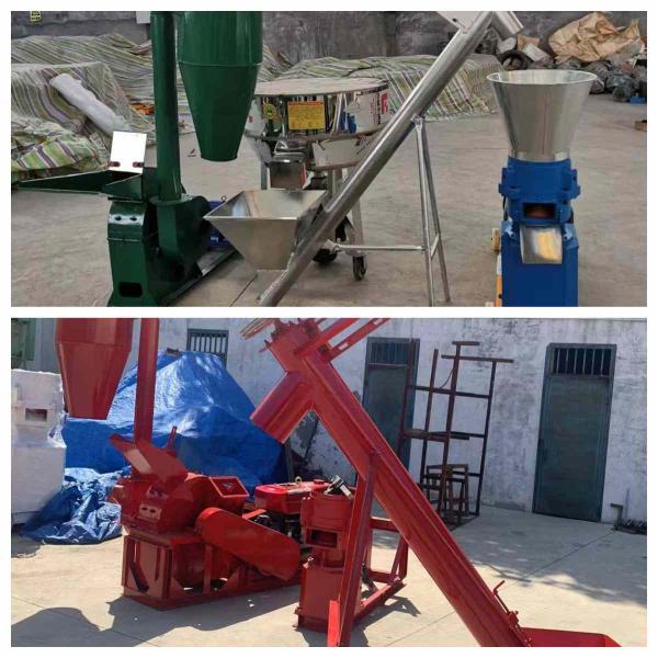 лепешка рыб мельницы лепешки 100-800kg/H PTO делая биомассу топлива соломы опилк машины