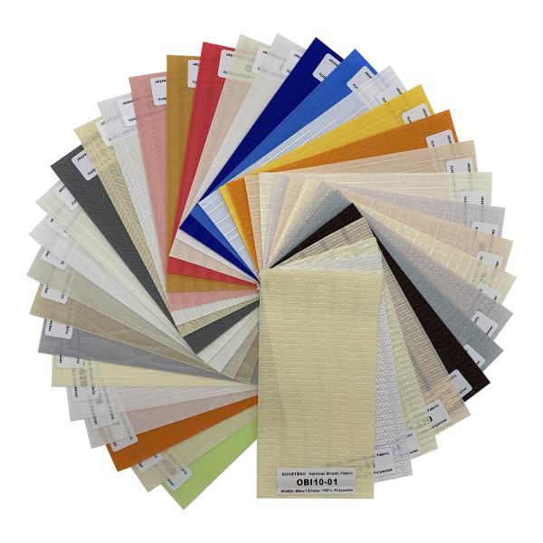 White 89/100/127mm Blackout Fabric Vertical Blinds For Home Windows Decoration