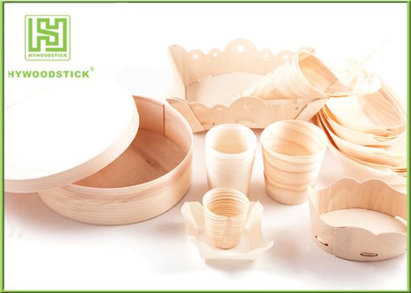 Lightweight Wooden Sushi Boat Sashimi Plate Sushi Serving Set Plain Edge